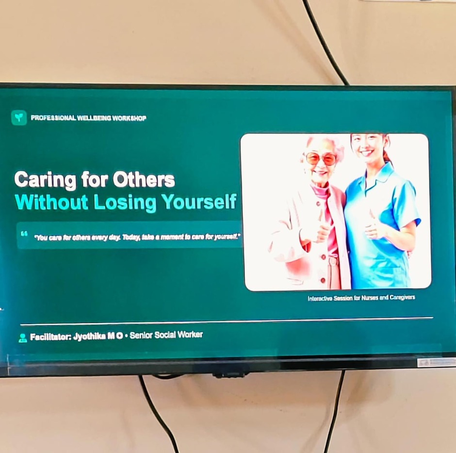 CARING FOR OUR CAREGIVERS : STRESS MANAGEMENT SESSION